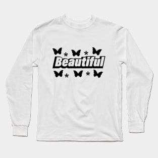 Beautiful and free typography design Long Sleeve T-Shirt